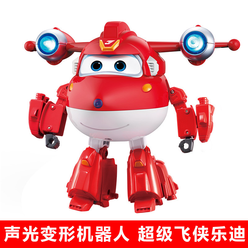 奥迪双钻超级飞侠发声发光小玩具 鹏锦玩具儿童机器人/变形玩具