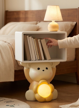 卡通小熊树脂小夜灯儿童房摆件