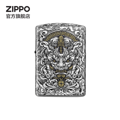 ZIPPO天禄聚财煤油打火机七夕送男友礼物