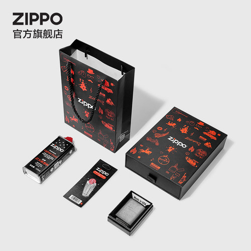Zippo官方旗舰店正品之宝仿古银防风煤油打火机送男生生日礼物 - 图3