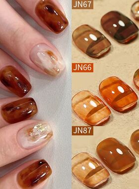 10ml Translucent Color Gel Polish Jelly Nude Autumn Jelly Am