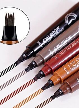 4 Point Eyebrow Pencil Maquillajes Para Mujer Waterproof Liq