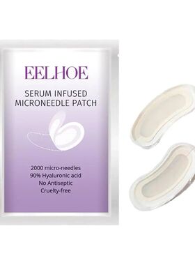 Serum Infused Microneedle Eye Patches Mask For Anti Wrinkle
