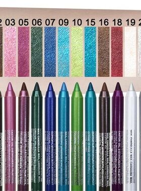 14-Color Eyeliner Pencil Long Lasting Smokey Punk Style Eye
