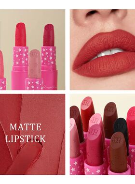 Lipstick Matte Versatile Waterproof Lip Gloss Long-Lasting W