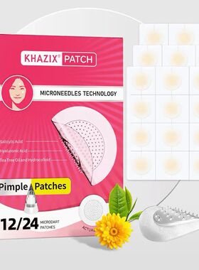 12/24PCS Micro Needle Pimple Patch Hydrocolloid Micropoint P