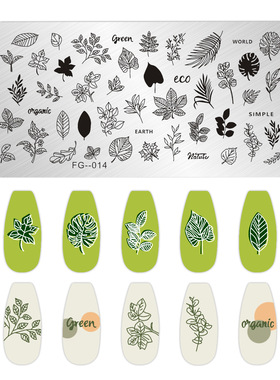 12*6cm Nail Art Templates Stamping Plate Design Flower Anima