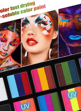 Body Face Painting Kit for Kids Adults,10 Color Face Makeup