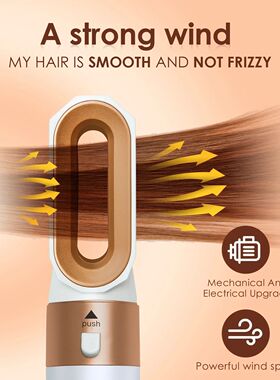 6 in 1 Hair Dryer One-step Hot Air Comb Set Professional Air
