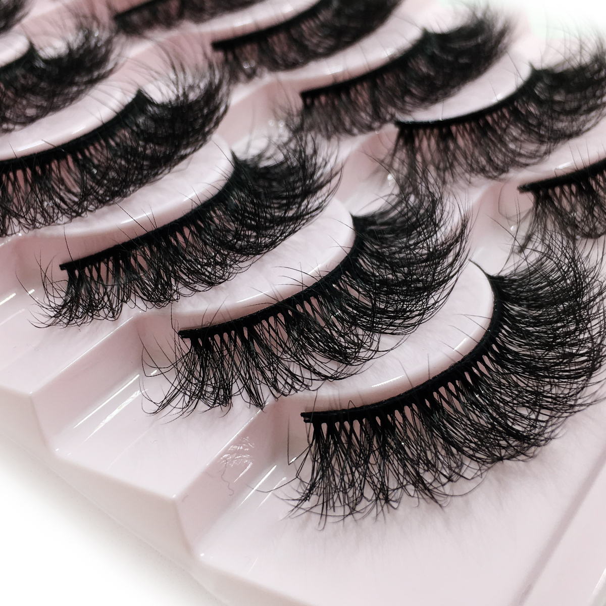 10/5Pairs 3D Mink Lashes Natural False Eyelashes Dramatic Ey-图1