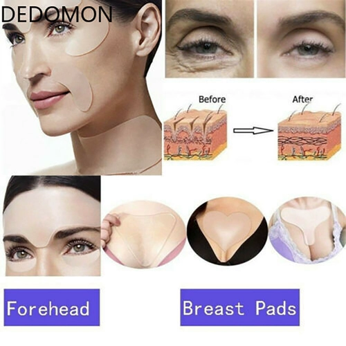 Reusable Anti Wrinkle Neck Pad Silicon Transparent Anti Micr