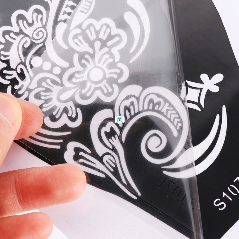 Henna Stencil Temporary Hand Tattoo Body Art Sticker - 图2