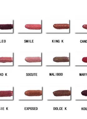 7 Colors Waterproof Matte Nude Liquid Lipstick Pigment Dark