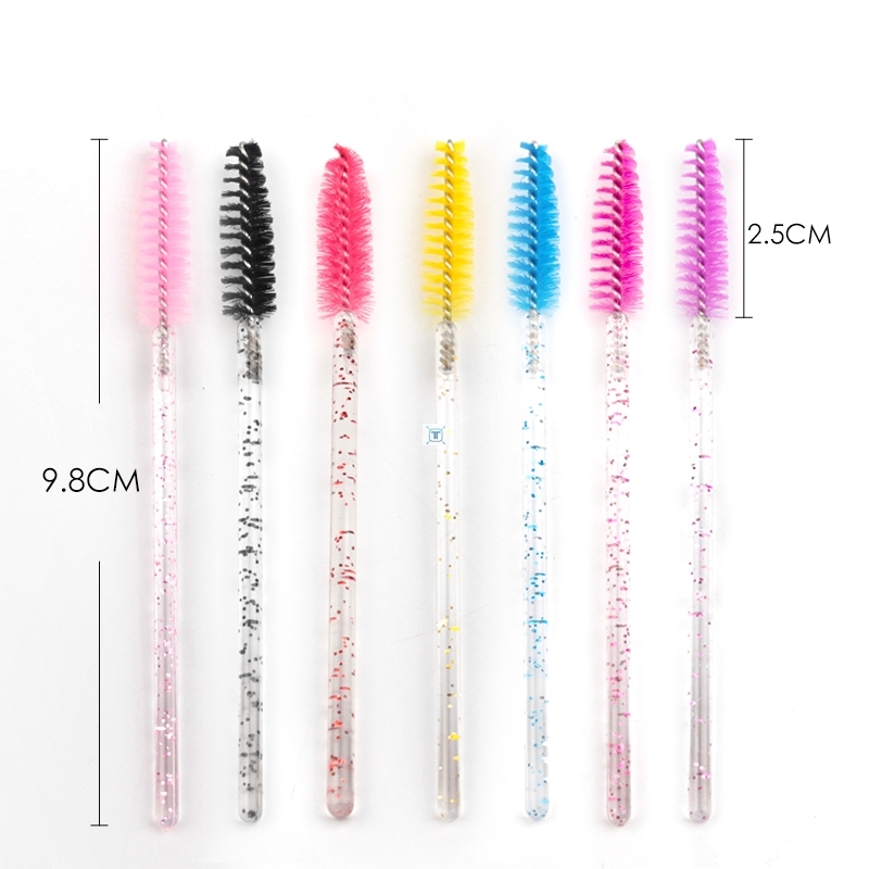 New 50Pcs Eyelash Brushes Makeup Brushes Disposable 睫毛刷 - 图0