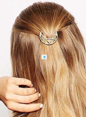 Fashion Women Hair Accessories Triangle Hair Clip Pin Metal