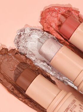 Contour Stick Set Natural Matte Finish Highlighters Shadow W