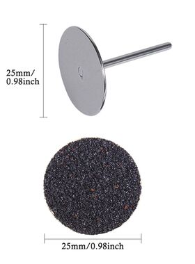 Replaceable Sanding Paper Discs 3/32'' Shank Metal Disc Bit