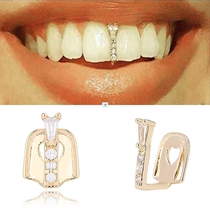 Fashion Crystal Teeth Caps Unisex Hip Hop Teeth Cover Case