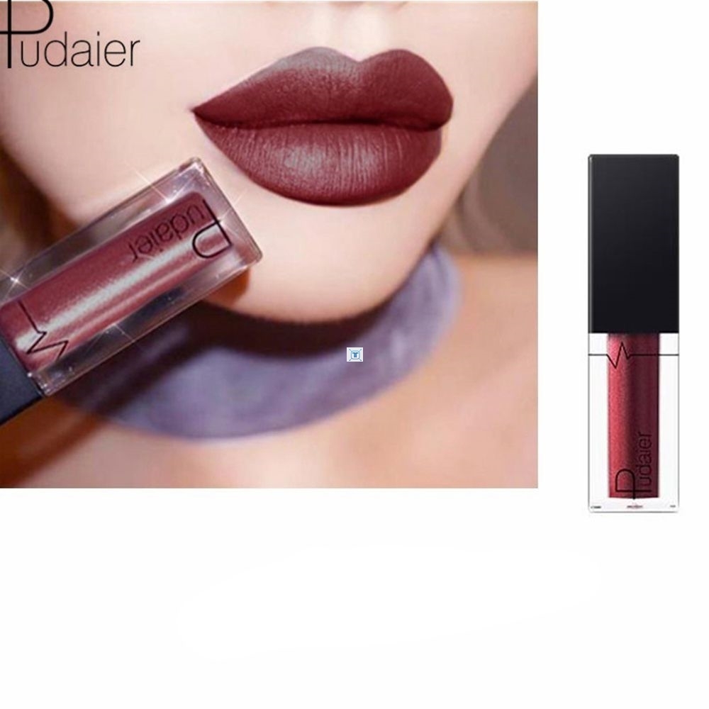 1PC Metallic Matte Lipgloss Not Fade Not Stick Cup Mouth - 图1