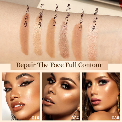 Face Highlighter Concealer Pencil Acne Scars Cover Useful - 图2