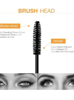 Cosmetics 1/3/5 pcs Black Mascara Lengthens Eyelashes Extra