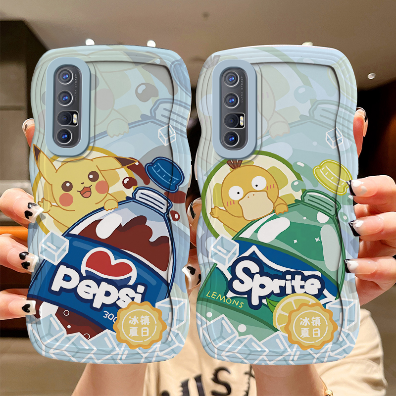 适用于OPPO Reno3手机壳简约学生PCRM00卡通库洛米oopp k7时尚波浪PDCM00个性创意oppi reno3pro保护套ins风 - 图2