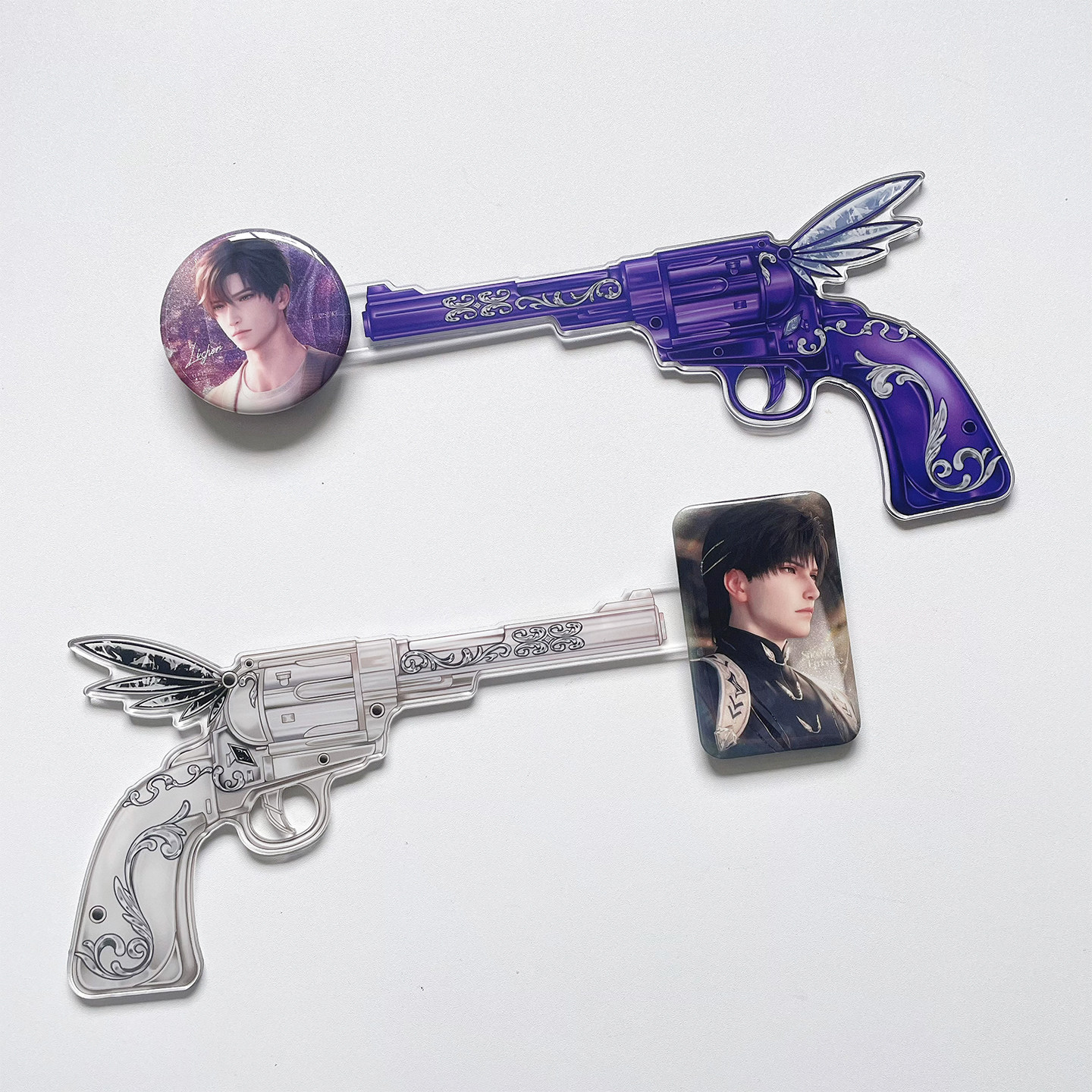 乘梦电波 原创 天使左轮 亚克力磁吸磁吸举拍棒打卡棒 谷子美化,淘宝优惠券,粉丝福利购,淘宝优惠卷