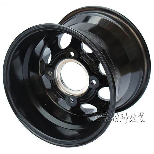 卡丁车四轮越野沙滩车10寸轮毂 22X10-10寸真空胎铝合金轮毂 轮圈 - 图0