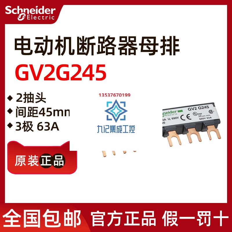 原装施耐德 电动机断路器 母线端子 GV2-G245 GV2G245 2组45MM - 图0