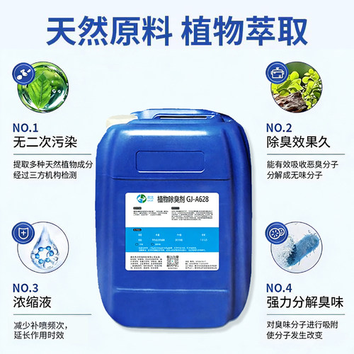 垃圾桶转运站植物除臭剂工业污水厂喷淋塔养殖场浓缩微生物除味液 - 图1