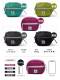 Polar ນອກບາດເຈັບແລະກິລາ crossbody bag shoulder bag