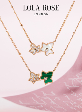 【汤唯同款】Lola Rose罗拉玫瑰常青藤双叶项链女高级七夕礼物