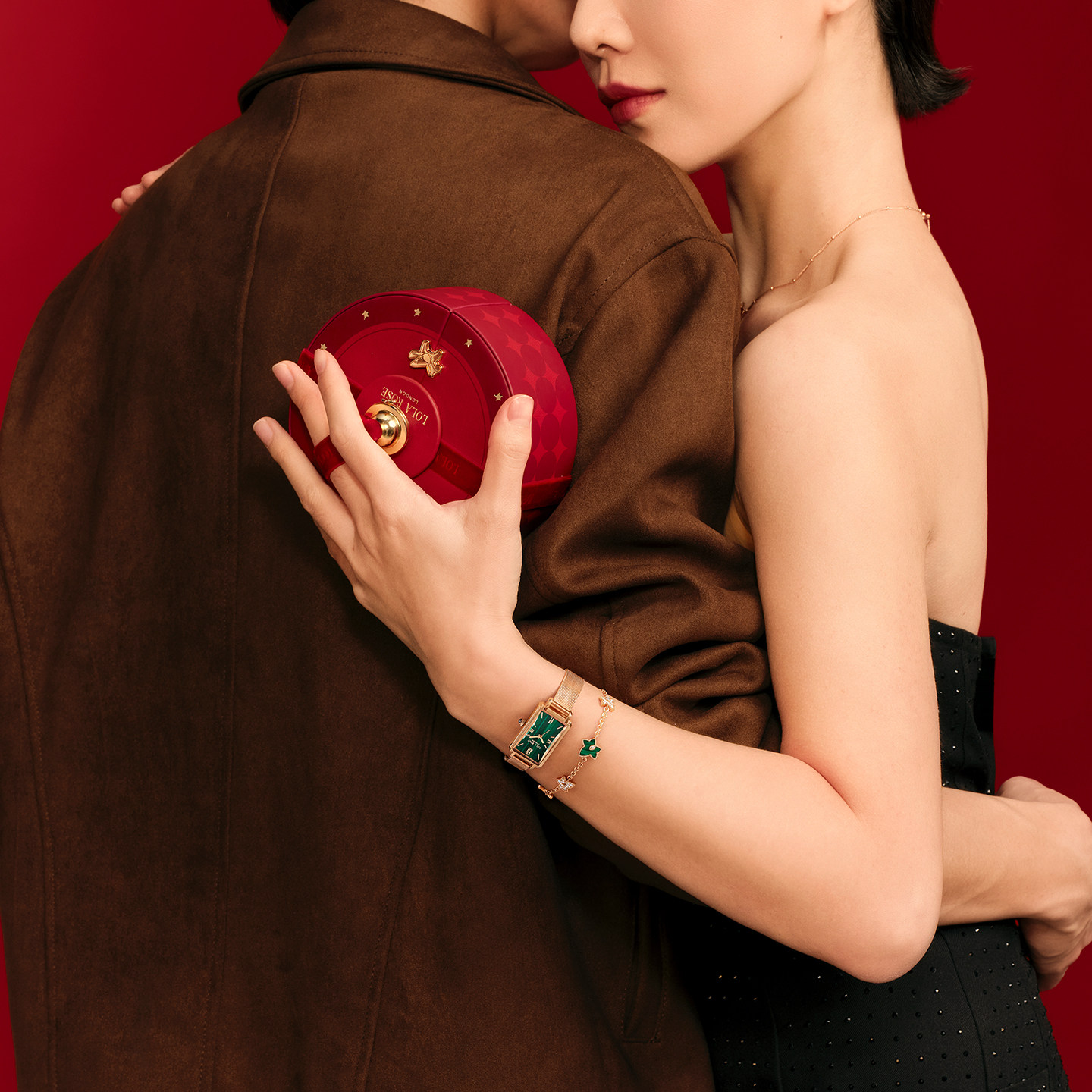 LolaRose罗拉玫瑰小绿表绿色手表女款小众轻奢高级生日礼物