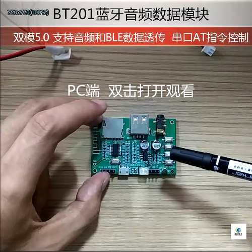 BT201双模5.0蓝牙接收模块无损音频功放板车载音箱DIY耳机TF卡U盘 - 图2
