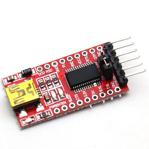 USB转TTL 支持3.3V 5V FT232RL模块专用 下载线 mini接口 - 图0