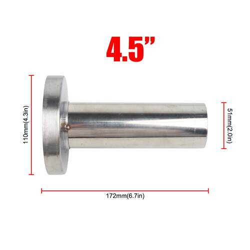 汽车改装可调节排气管消声音器直排通用适配排气管径89/102/114mm - 图2