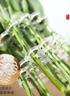 万能插花神器透明玻璃花瓶高颜值欧式艺术水培花器法式复古插花器