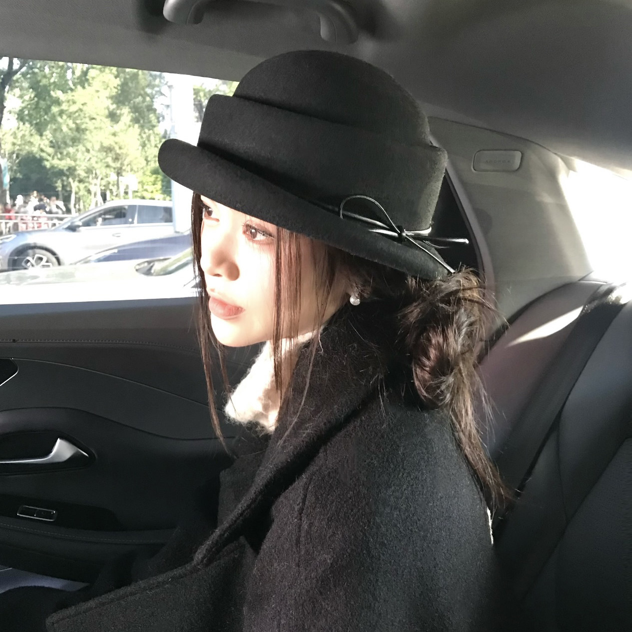 『高品质』全澳毛气质千金礼帽卷边2025新款时尚优雅渔夫帽子盆帽,淘宝优惠券,粉丝福利购,淘宝优惠卷