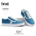 Tweak Twick giày nam mùa xuân và mùa thu mới giày thấp để giúp giày thông thường giày vải cơ bản nam - Plimsolls