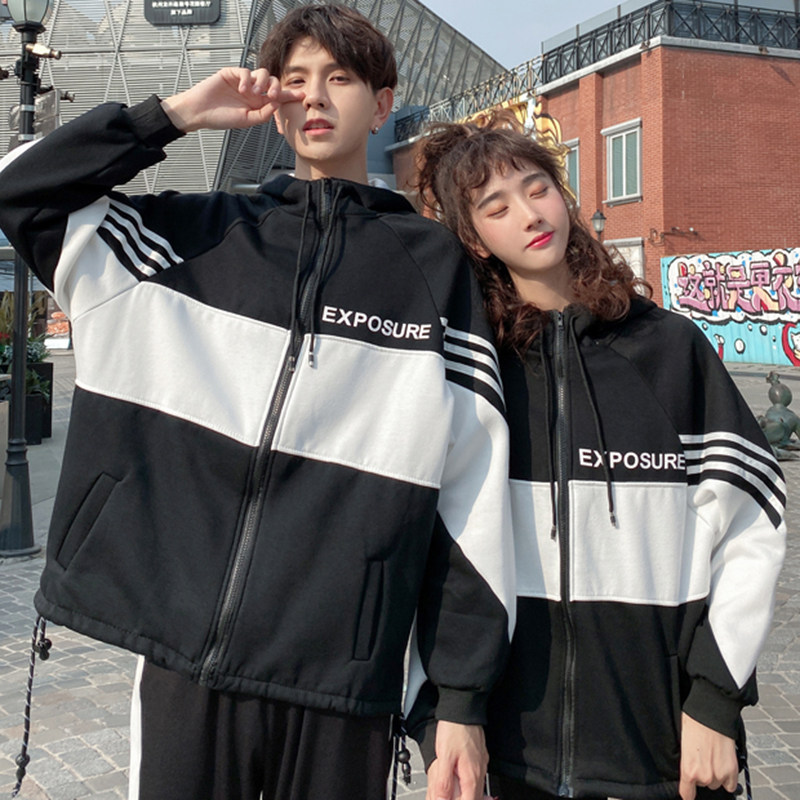 小众设计感情侣装秋装韩版2020卫衣 卡瑟薇休闲运动套装