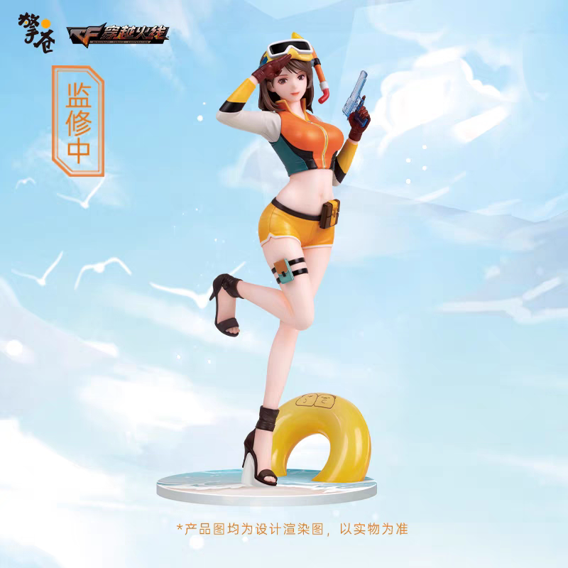 穿越火线手办现货 CF穿越火线 零 水下丽影 游戏 手办 周边 模型桌面摆件 可爱