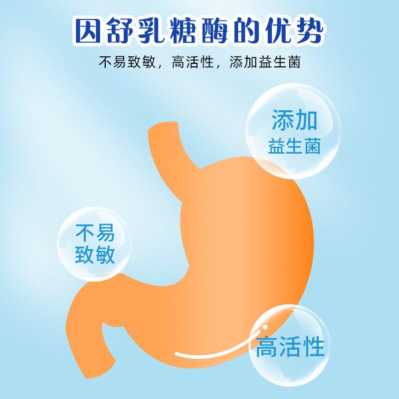 因舒乳糖酶伴侣宝宝拉肚子幼儿奶粉 华夏安康大药房益生菌