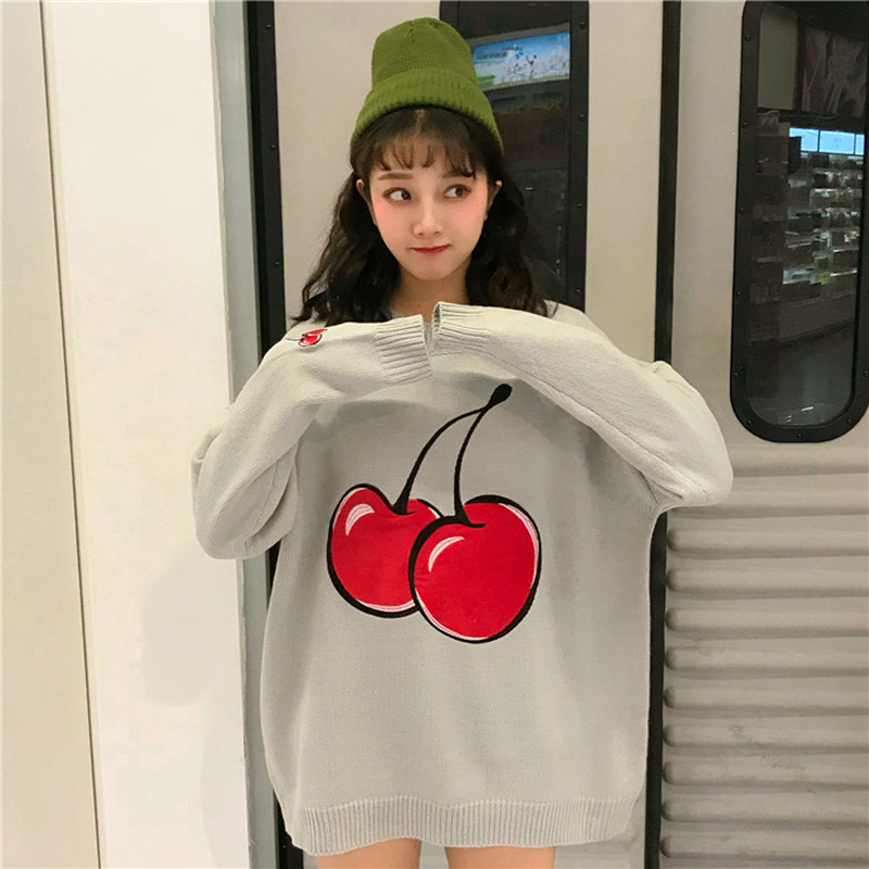 针织衫2020秋冬新款宽松套头日系 合饰伊卫衣/绒衫