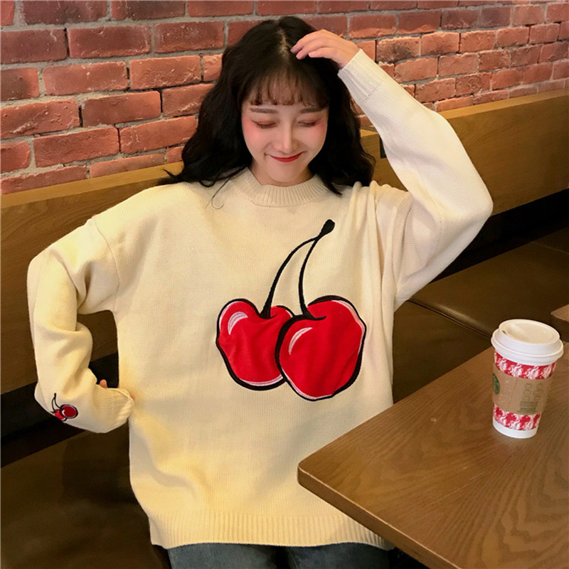 针织衫2020秋冬新款宽松套头日系 合饰伊卫衣/绒衫