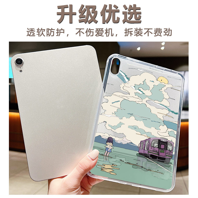 适用华为Matepad/V6/C5 皮套10.8寸畅享/畅玩荣耀防摔X7/X6卡通保护套M6透明壳M5pro10.8防摔M5/荣耀5/青春版 - 图2