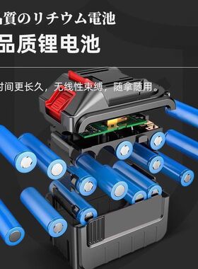 正品牧田款锂电池动力电池大马力超长续航电锯锂电锯洗车机专用