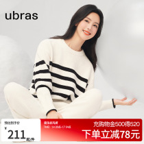 (Chen Turin Tongan) Ubras sticker series) Murussuede home Warm Lovers Winter Suit Pyjamas