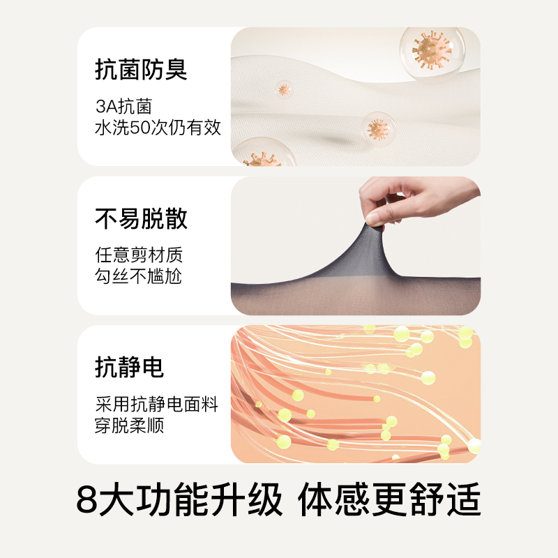 ubras光腿神器|秋冬加厚加绒保暖黑色丝袜外穿防勾丝连裤袜打底袜 - 图3