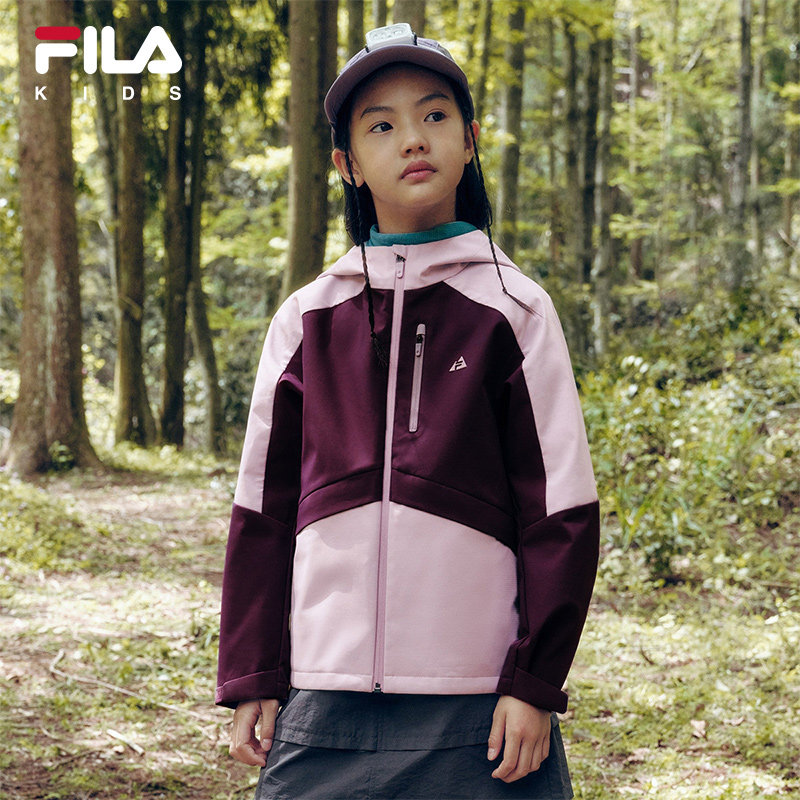 【斐护科技】FILA斐乐儿童户外外套2025秋季新款男女童运动三防服,淘宝优惠券,粉丝福利购,淘宝优惠卷