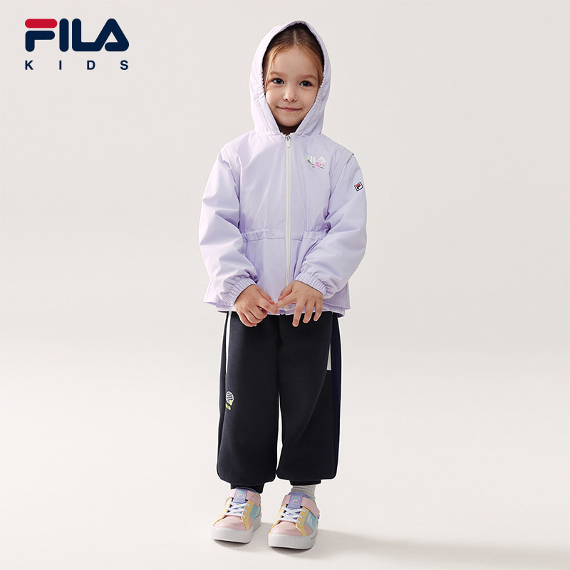 FILA Children's Clothes Cotton Clothes 2026 Autumn New Girls and Children's Two-piece Set